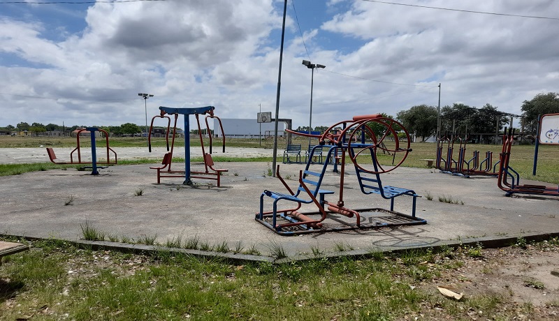 Quadra poliesportiva e academia ao ar livre do Parque Marinha serão