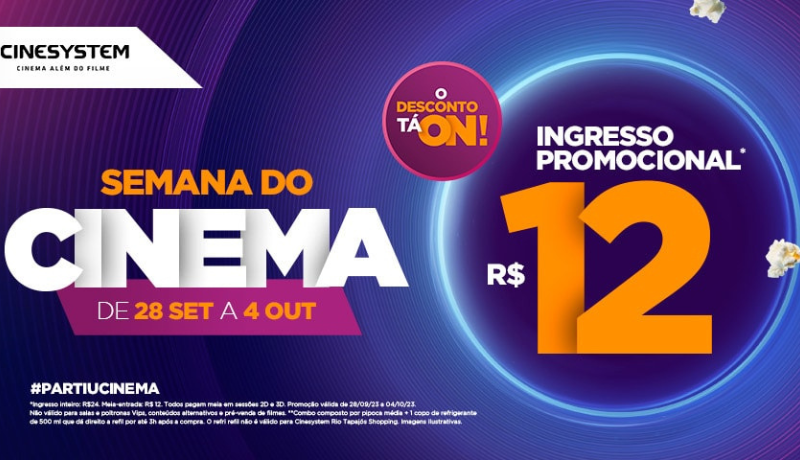 Semana do Cinema terá ingressos por R 12 00 no Praça Rio Grande